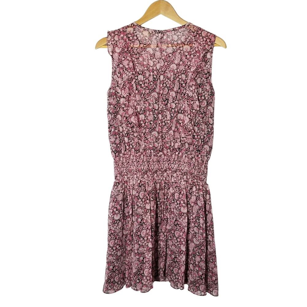 NWT Shoshanna Dalila Silk Popover Dress Size 6 Bubblegum Pink Floral Print $395 - Picture 4 of 10